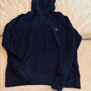 Ralph Lauren Dark Blue Hoodie with Red Logo